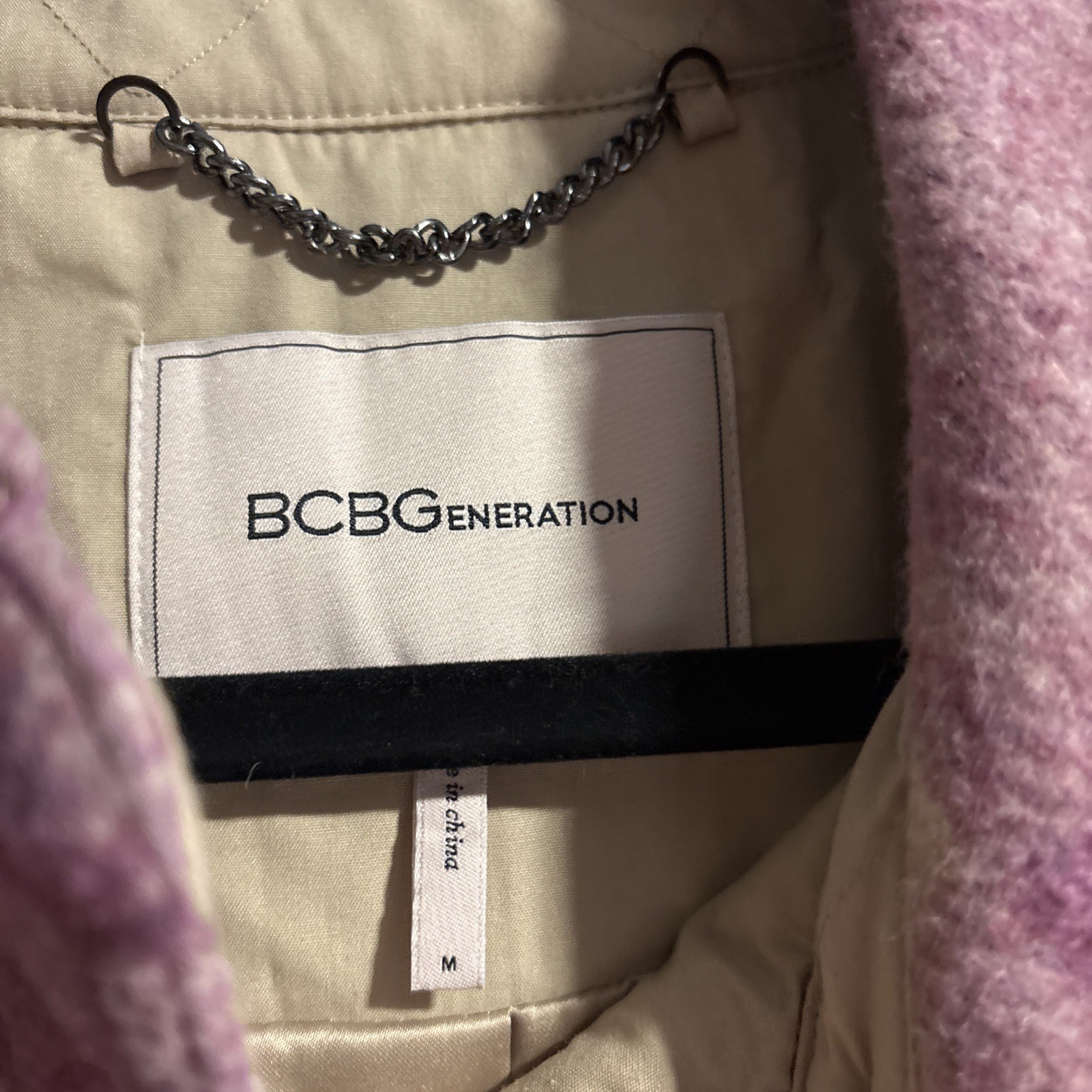 Bcbg Generation Mid Length Jacket Size Medium Pin… - image 3