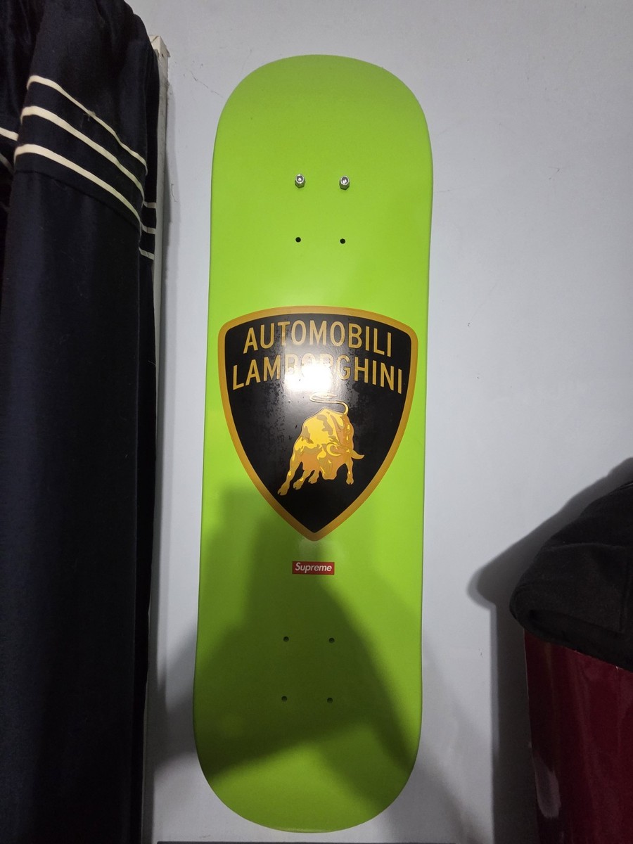 Supreme Automobili Lamborghini Skateboard Deck Lime | eBay