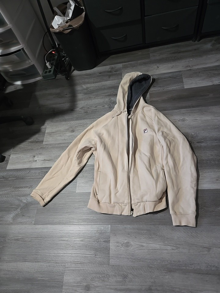 Felpa con cappuccio uomo zip Fila vintage