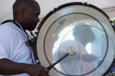 Southern Komfort Brass Band performs Chicago Blues Festival June 1- Old Photo 3