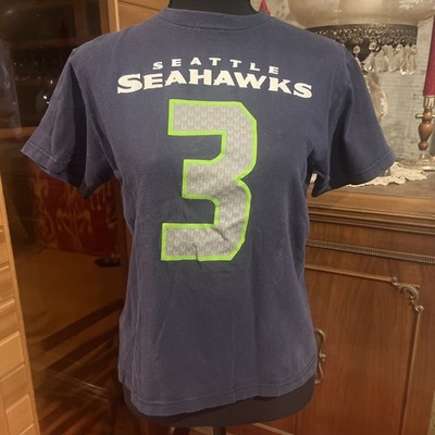 NFL Seattle Seahawks Russell Wilson #3 T-Shirt YOUTH l (14/16) Double Sided   
