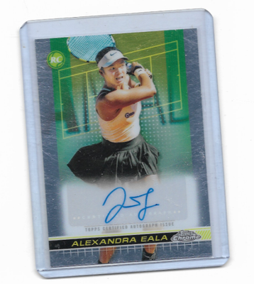 #ad #ad 2024 Topps Chrome Tennis RC Alexandra Eala Base Auto $79.99