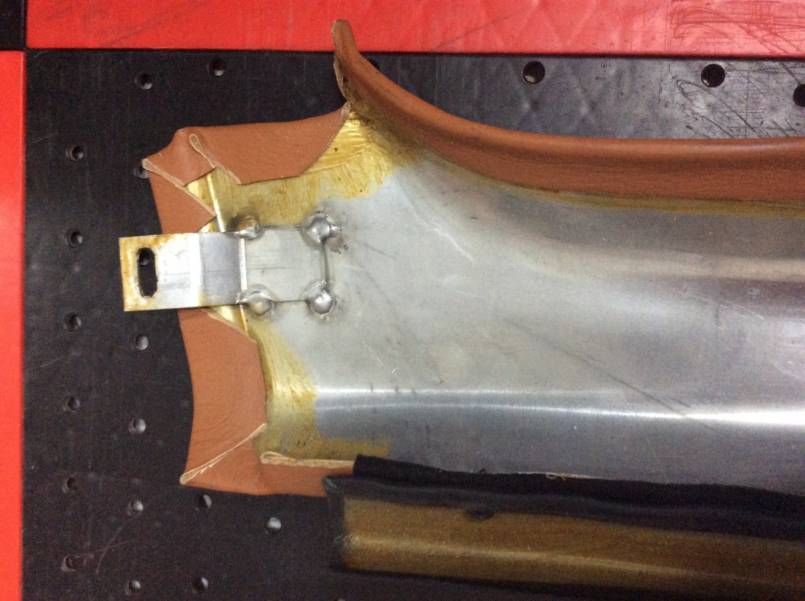 Ferrari 550 575 - LH Left 575M Roof Pillar Rear Leather Interior Panel Cover