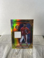 Cristhian Vaquero 2023 Panini Chronicles Gold Standard Swatches Relic # GSS-CV