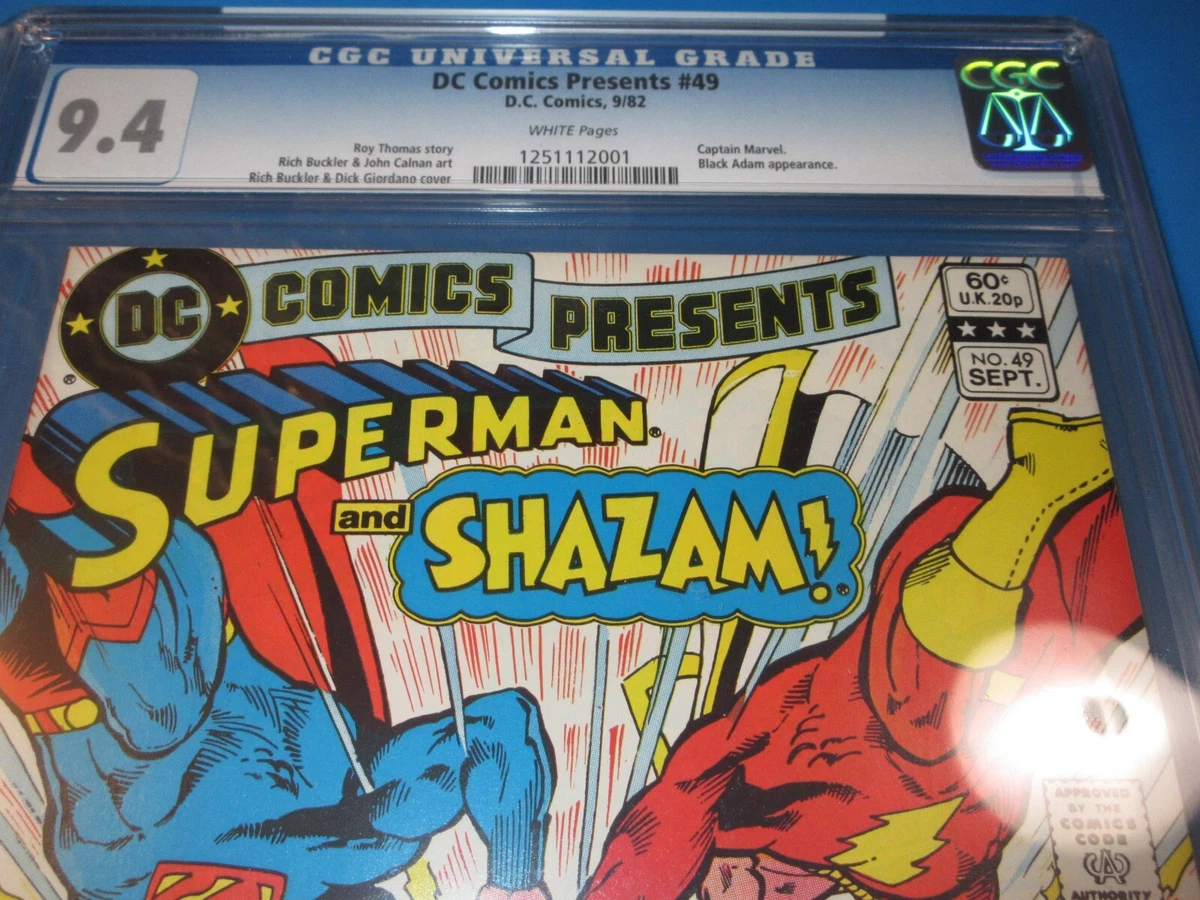 DC Comics Presents # 49 3rd appearance of Black Adam, 1st Superman Fight
