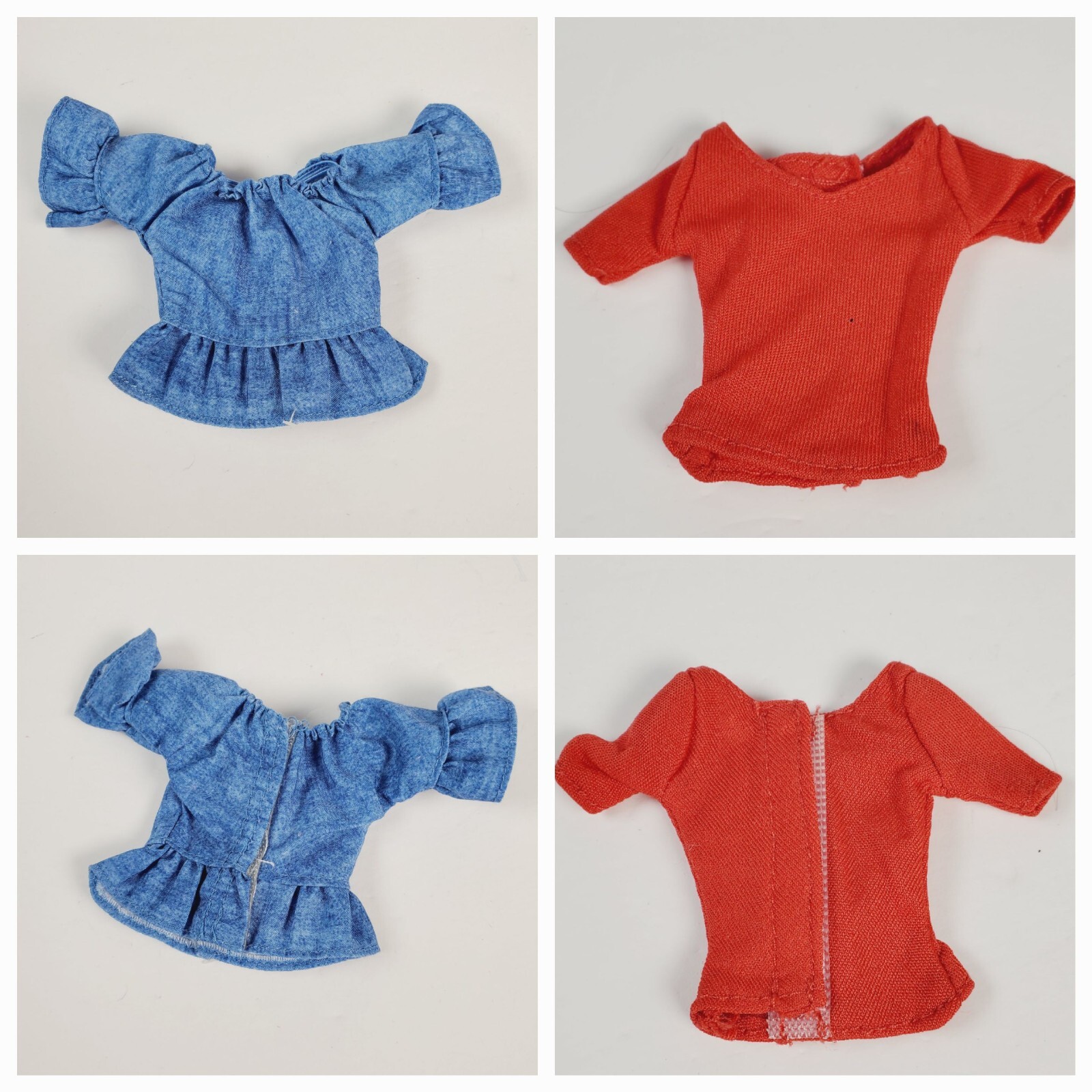 Lot Twelve (12) Blouses Barbie Clothes for 11.5" Doll + Bonus (REF. 1 ...