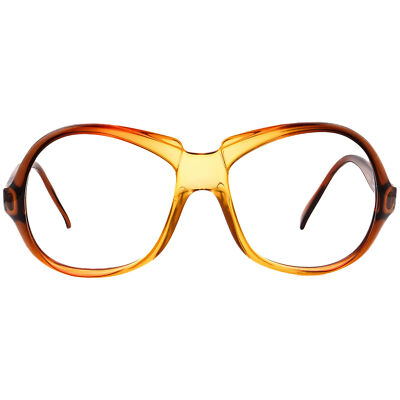 Givenchy Vintage Sunglasses Frame Only VI Unico Crystal Brown