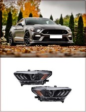 2x SCHEINWERFER FÜR JEEP FORD MUSTANG 2015 - 2017 FULL LED / DOT SAE