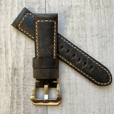 leather watch straps ebay