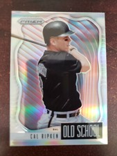 2021 Prizm Silver Holo Cal Ripken Jr. Old School Baseball Card #OS-9