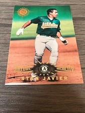 1995 Topps Stadium Club Virtual Reality Baseball Card #32 Stan Javier (Q2)