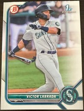 2022 BOWMAN VICTOR LABRADA #BP-150 SEATTLE MARINERS PROSPECT 1ST BOWMAN PAPER