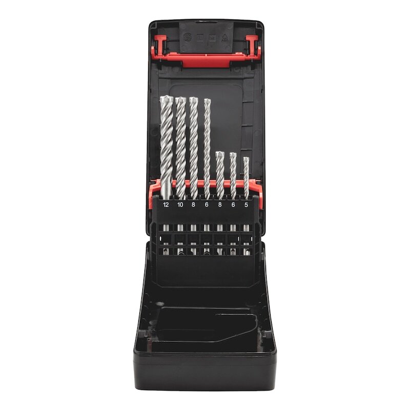 Punte Trapano Muro SDS Plus Set 7pz 5-12mm - Würth 0648550001 - Foto 12