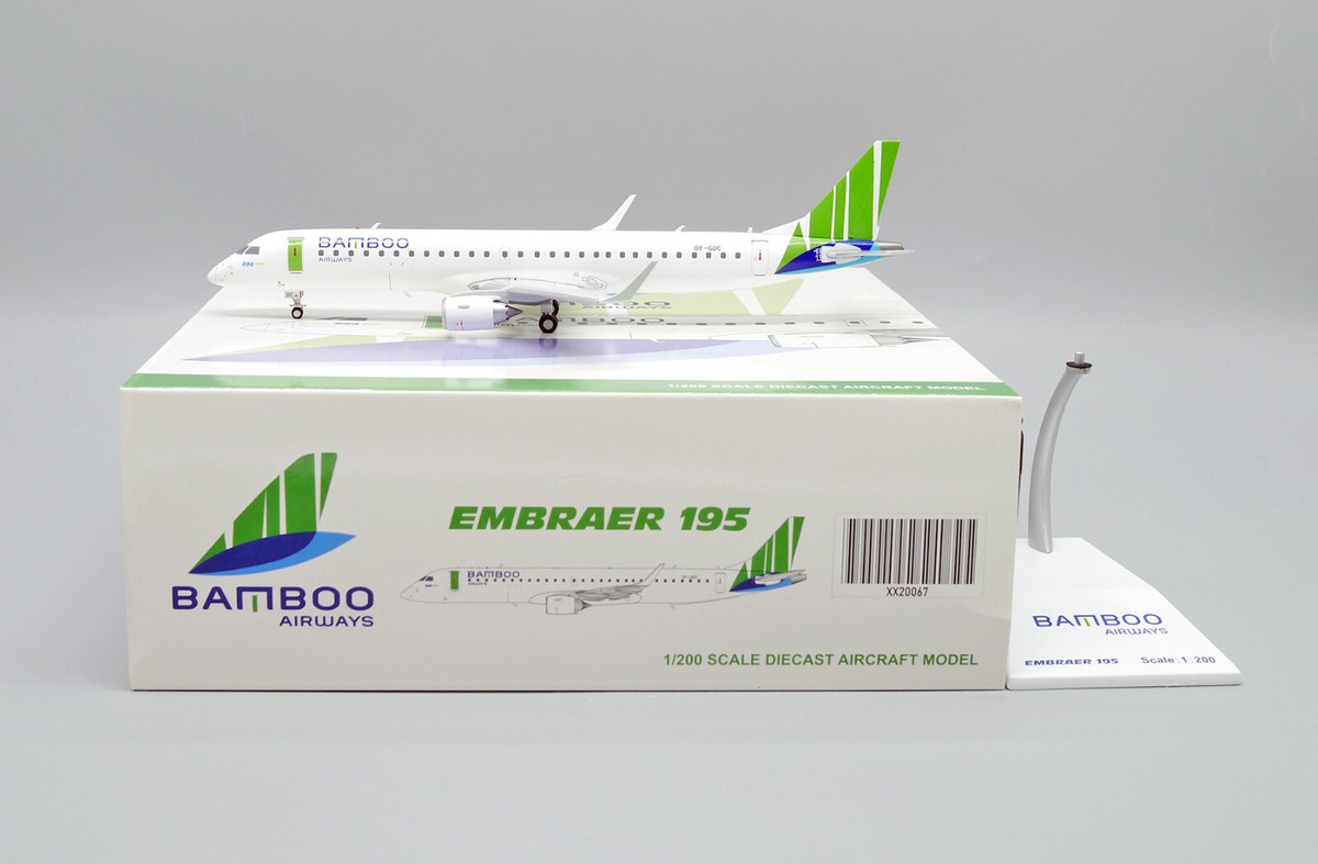 JCWINGS JC20067 1/200 BAMBOO AIRWAYS REG: OY-GDC WITH STAND JCWINGS JC20067 1/200 BAMBOO AIRWAYS REG: OY-GDC WITH STAND