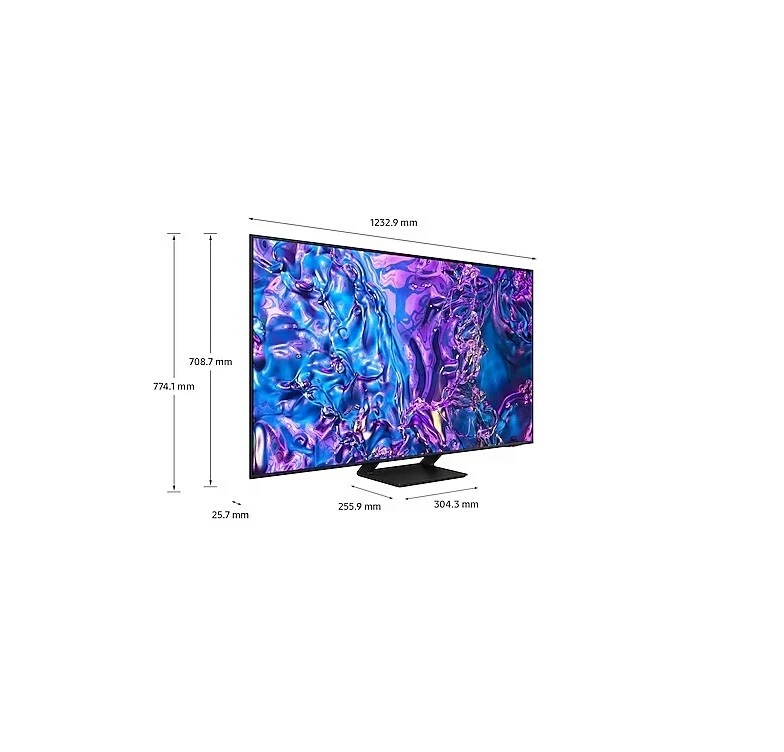 TV 55" SAMSUNG QE55Q70DAT QLED 4K ULTRA HD SMART WIFI USB HDMI BLUETOOTH NO 8K - Immagine 3 di 4