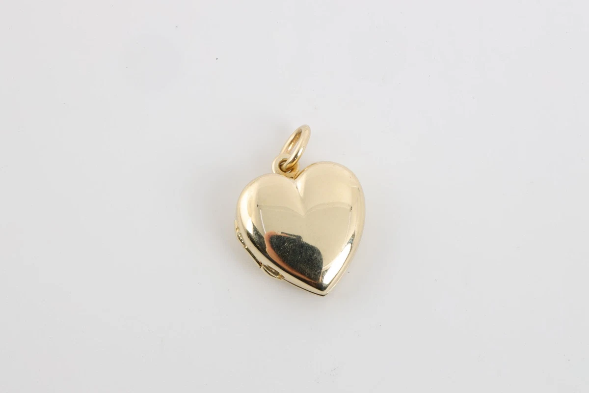 Tiffany Co. 14k Yellow Gold Heart Locket Pendant 5.14g