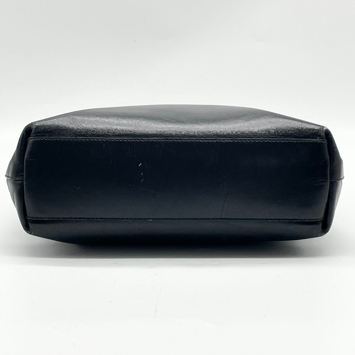 Prada Tote Bag Black Leather Double handle Handbag 104 Y2K Prada Tote Bag Black Leather Double handle Handbag 104 Y2K
