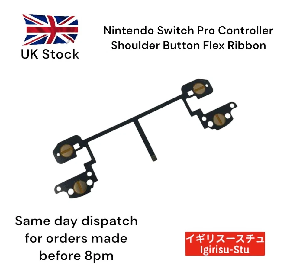 IGIRISU-STU Nintendo Switch Pro Controller L R ZL ZR Shoulder Buttons Flex Ribbon Cable