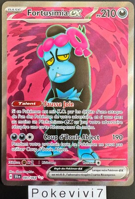 Pokemon Karte Fortusimia 083/064 EX FA EV6.5 Nebelfabel SFA FR NEU