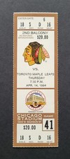 Chicago Blackhawks 1994 Last Regular Season Hockey Game @ Chicago Stadium Ticket