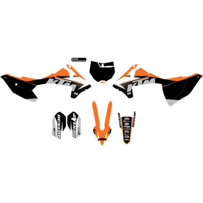 D'Cor Visuals COR 9 KTM Complete Graphics Kit, Black | 20-30-105