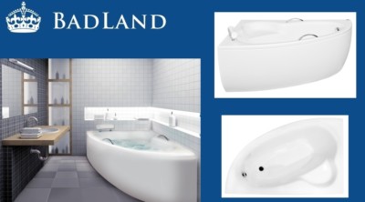Eckbadewanne Badewanne Eckwanne 150x100 Rechts Schürze Ablaufgarnitur Füße ! ! !