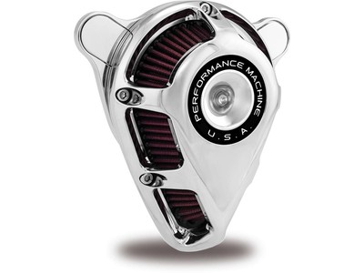 PERFORMANCE MACHINE Jet Air Cleaner, Chrome