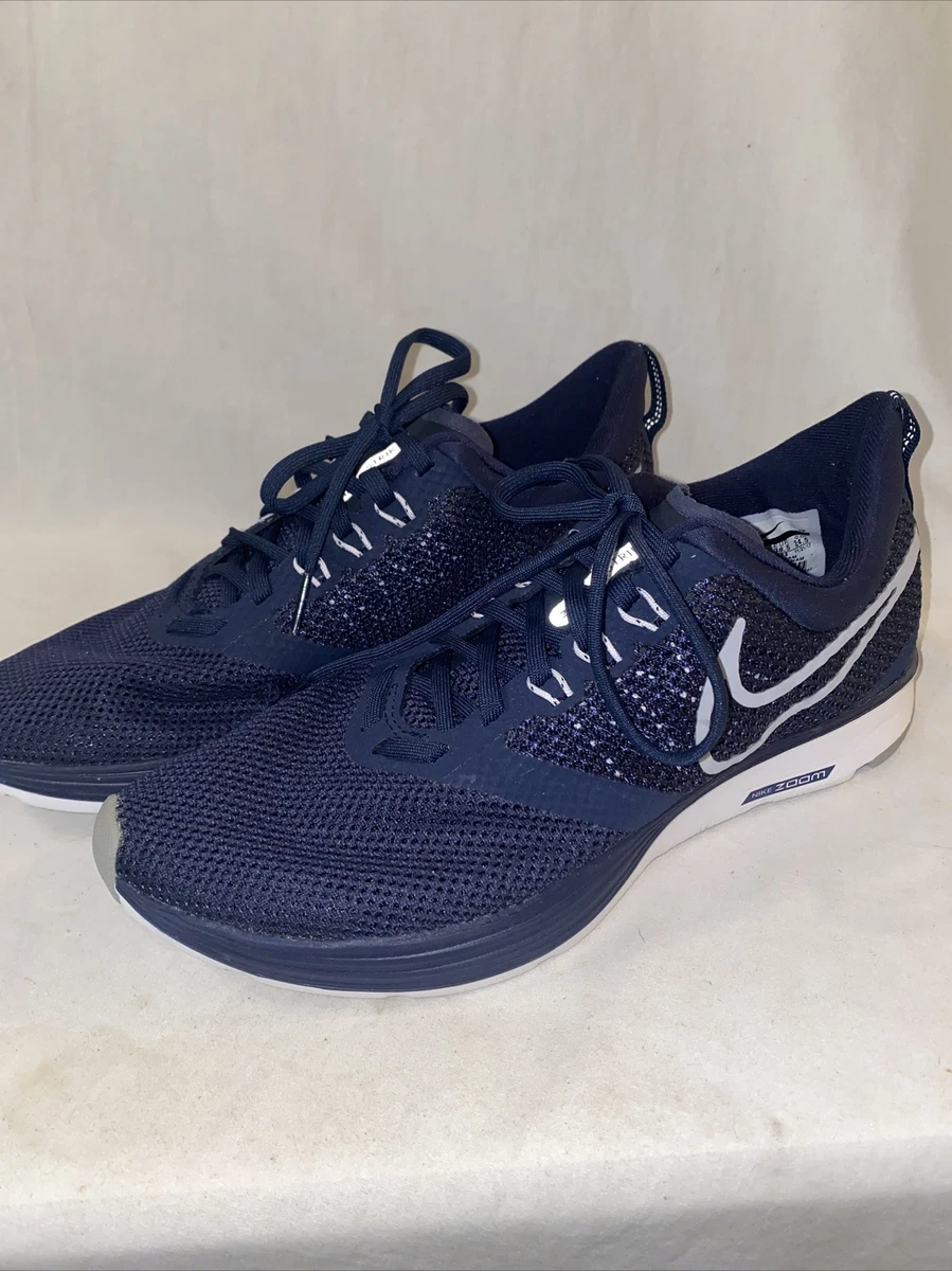 Nike Womens Zoom Strike AJ0188 403 Blue Running Shoes Sneakers