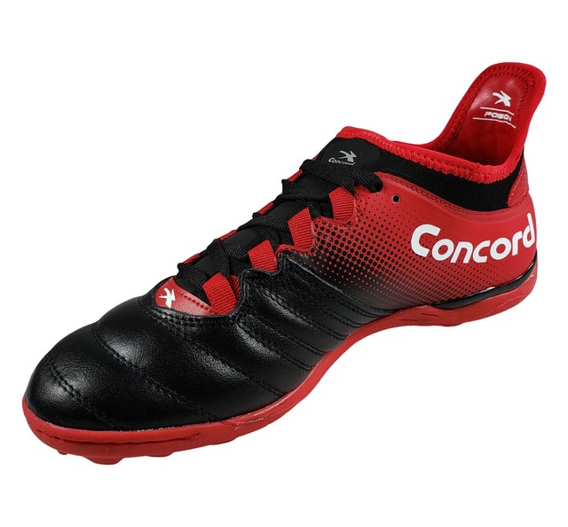 Authentic Concord Indoor Soccer Cleats Style S170QR Red/Black | eBay