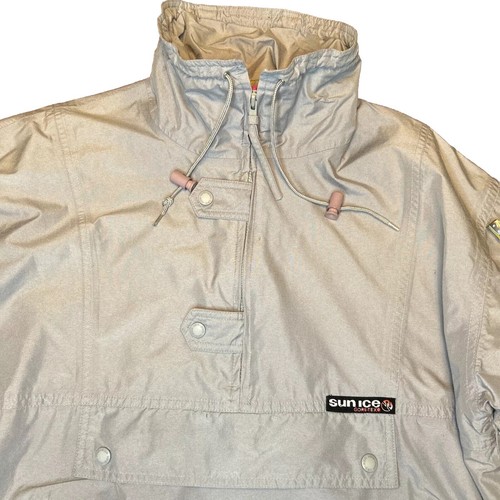 Sunice Gore-Tex Pullover Vintage Jacket Gray-Pink-Yellow Medium Large - Picture 9 of 22