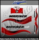 MARINER - 40 hp - DECAL SET - OUTBOARD  DECALS