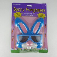 Kids Blue Bunny Funglasses Sunglasses Easter Unlimited Easter Bunny
