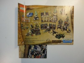 Instruction / instructions from the LEGO Harry Potter set 4733 New