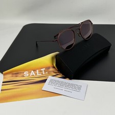 SALT Optics Sunglasses Dibergi MDR Titanium Red Polarized Excellent Conditio