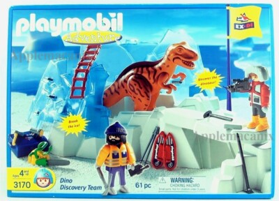 Playmobil 3170 Dinosaur Discovery Arctic Explorers Polar Expedition NEW  SEALED