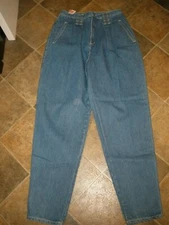 NEW VTG NOS P S Gitano Woman's Size 14 Long Blue Jeans Denim