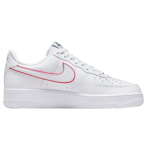 Nike Air Force 1 "Just Do It" White Red Silver DQ0791-100  Men's Shoes All Sizes