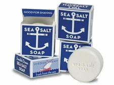 Swedish Dream Natural Sea Salt Invigorating Bath Soap - Pack of 12, 4.3 oz Bars