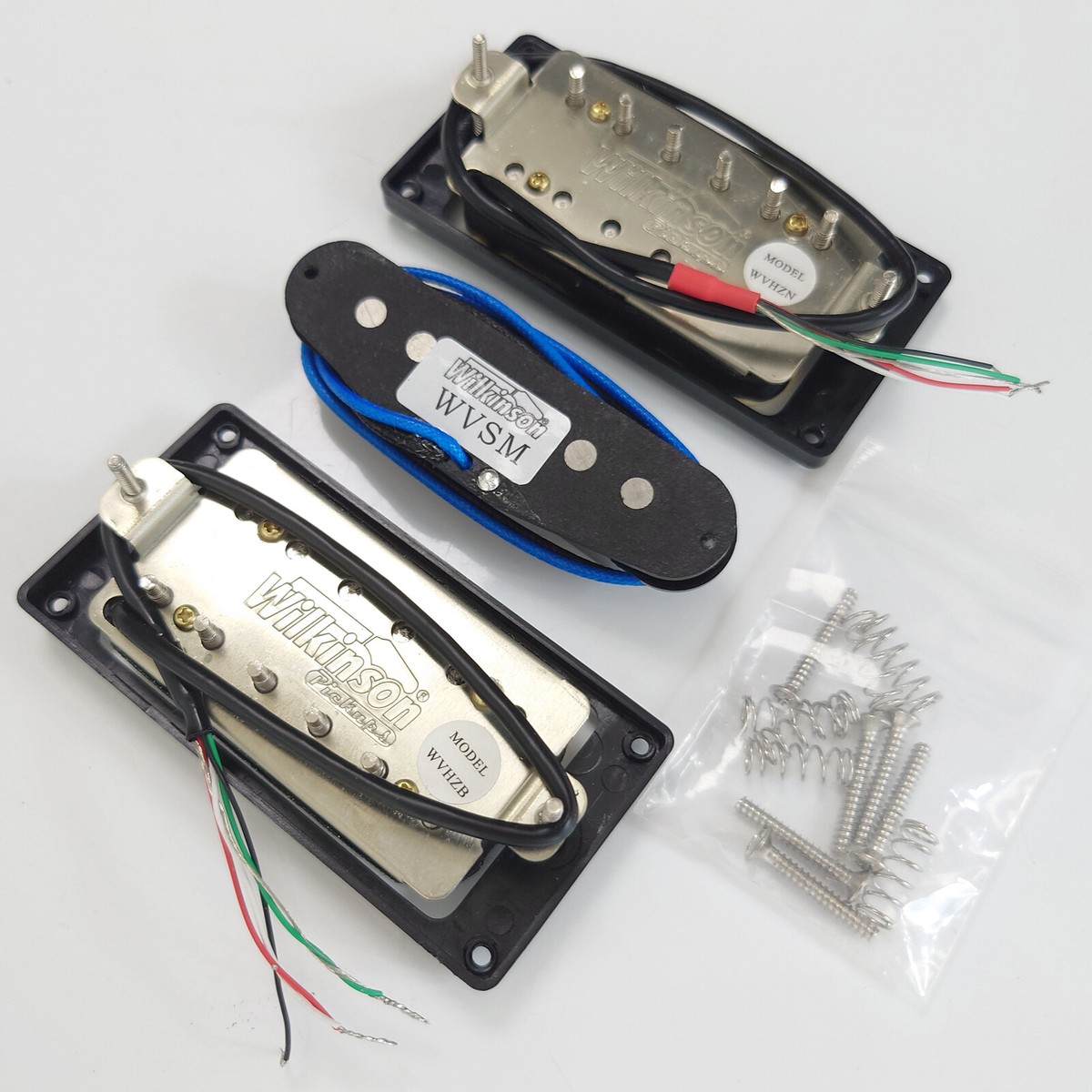 Set Pickup Wilkinson HSH Alnico 5 - Humbucker Collo, Centro E Ponte Per Chitarra Elettrica - Foto 3
