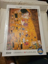New Eurographics Fine Art Gustav Klimt The Kiss Puzzle 1000 Piece Sealed