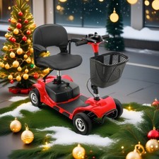 4 Wheels Mobility Scooter Power Wheelchair Folding Electric For Travel NEW