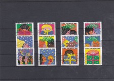 FRANCE 2015 BONNE ANNEE SERIE COMPLETE DE 12 TIMBRES OBLITERES