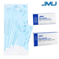 JMU Dental Self Sealing Sterilization Pouches Sterilizer Bag w/Indicator 5 Sizes