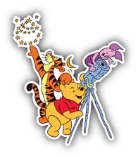 Winnie The Pooh Cartoon Sticker Bumper Decal - ''SIZES''