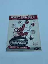 1960 Calder Cup Finals Game Winning Hockey Program Springfield Indians v Bears