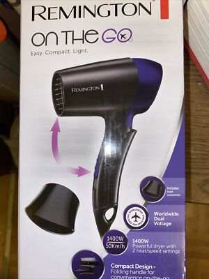 Remington Haartrockner [extrem klein & klappbar] On The Go (1400 W, weltweite S