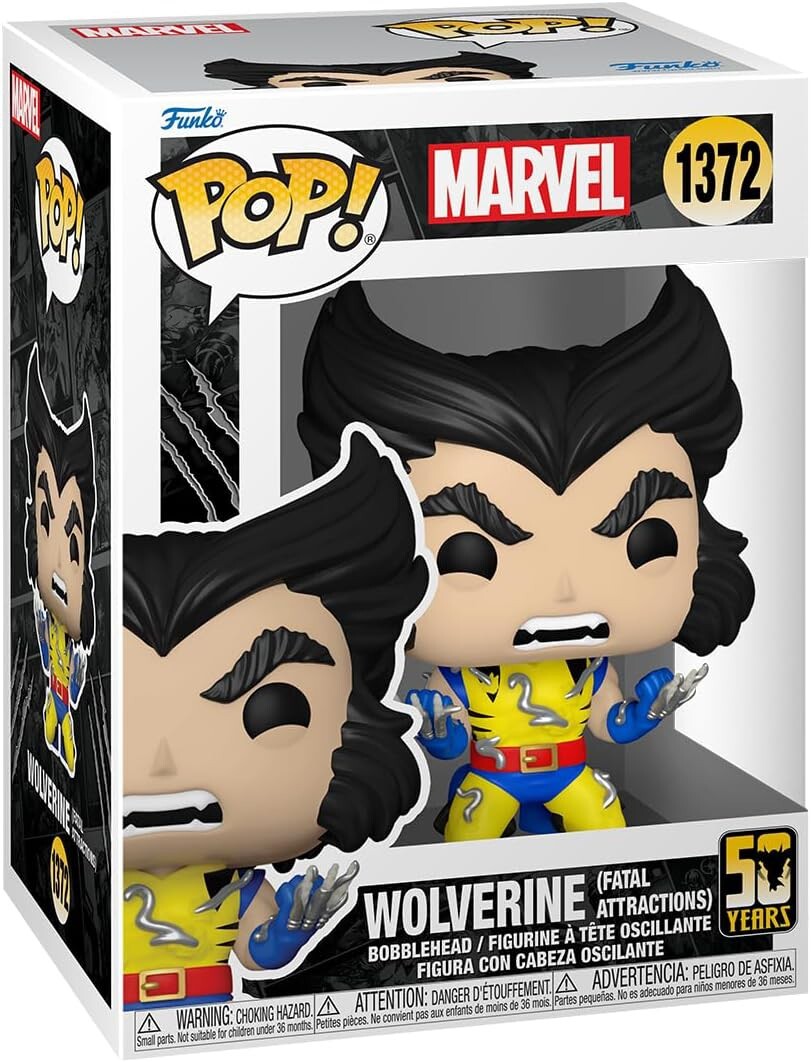 アメコミ MARVEL HALL OF FAME WOLVERINE Wolverine 50th Anniversary POP Marvel Wolverine Vinyl Figure | eBay