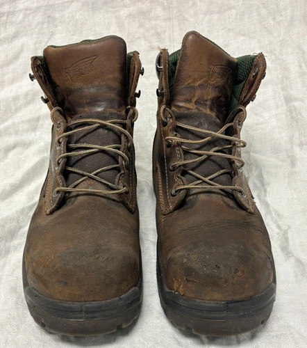Red Wing Men's 6-Inch Safety Toe Work Boot Size 15 Model 2235 D Width