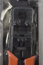 Etekcity Wire Crimpers Strippers Cutter Coax Connector Adjustable Kit Orange