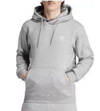 Adidas Originals Men's Adicolor Essentials Trefoil Hoodie SizeM Grey